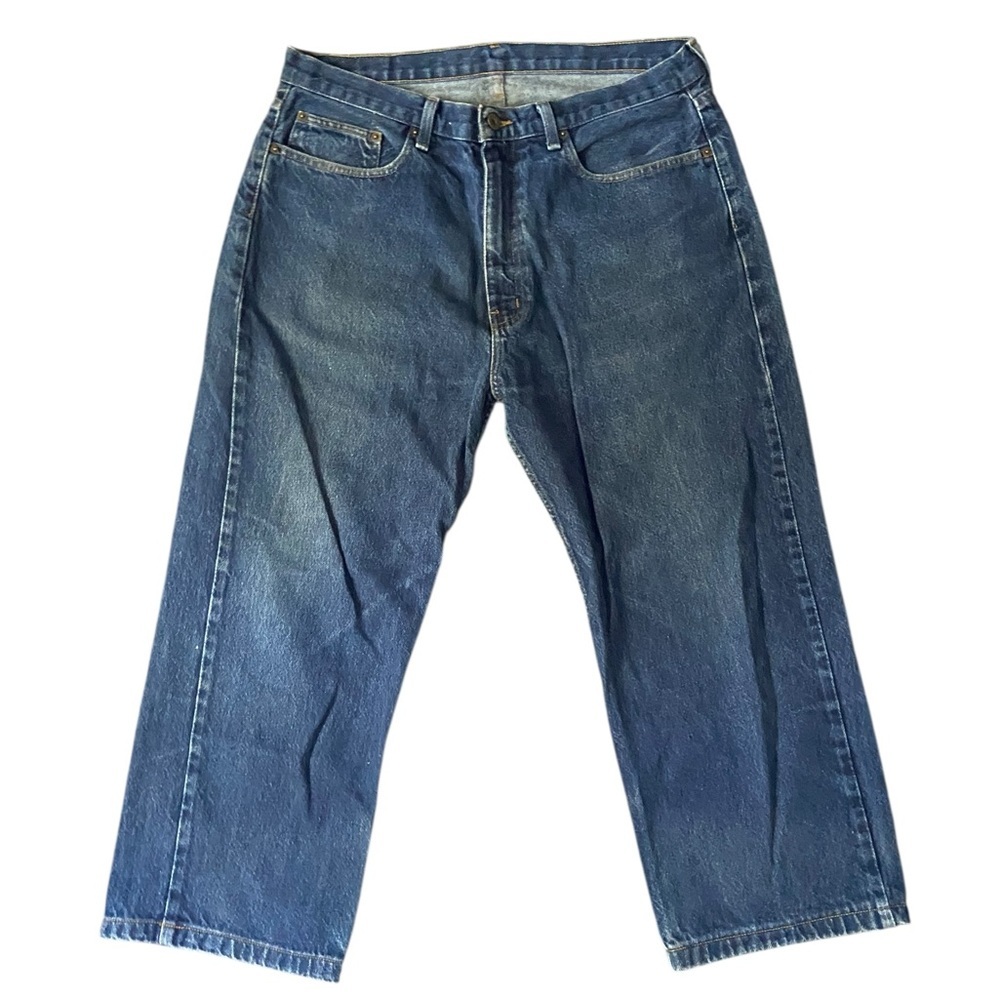 RL Easy Fit Jeans Hemmed Capri Size 35x25